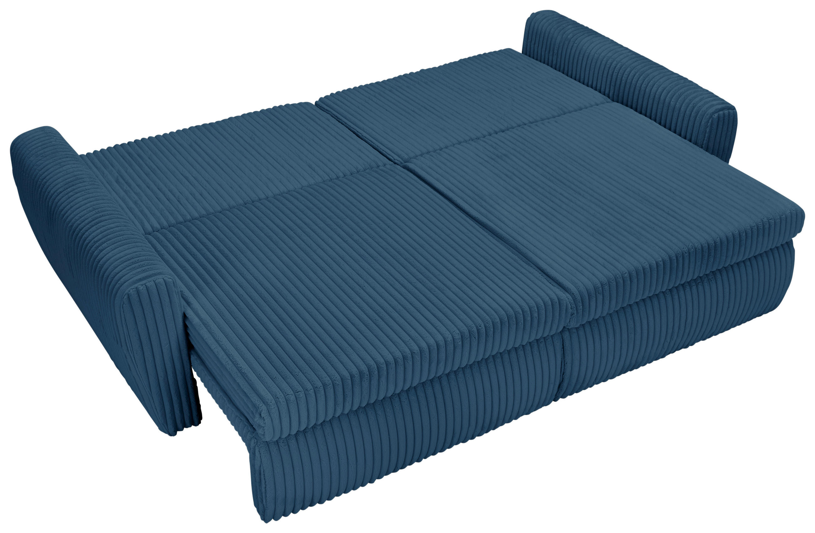 Thumbnail - Carryhome Schlafsofa, Blau, Textil, 2-Sitzer, Füllung: Schaumstoff, 240x90x120 cm, Stoffauswahl, Liegefunktion, Schlafen...