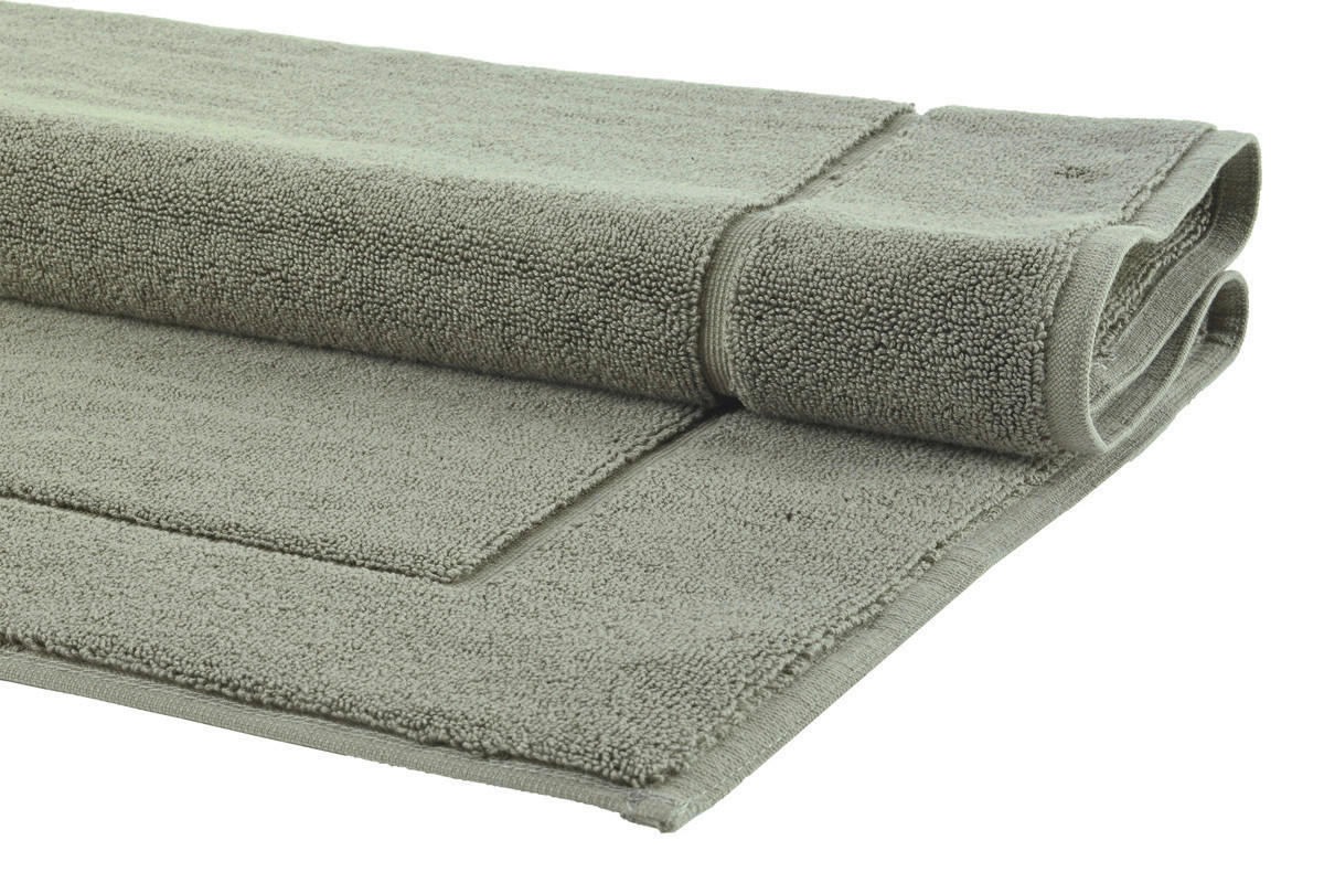 KOUPELNOVÁ PŘEDLOŽKA, 70/120 cm - lesní zelená, Basics, textil/plast (70/120cm) - Aquanova