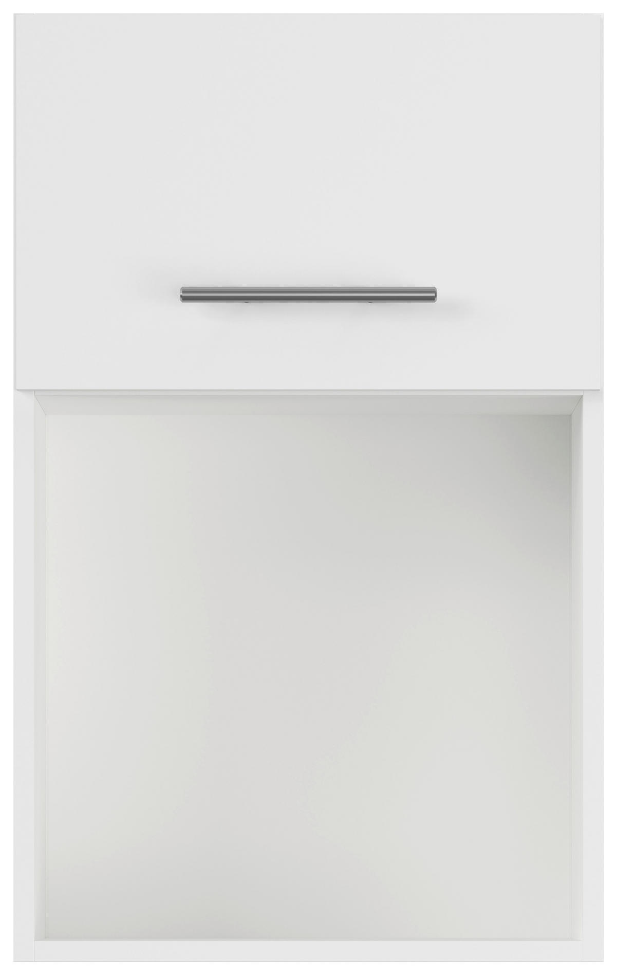 KÜCHENOBERSCHRANK 45/72,3/34,2 cm  in Weiß  - Edelstahlfarben/Weiß, Basics, Holzwerkstoff/Metall (45/72,3/34,2cm) - Impuls