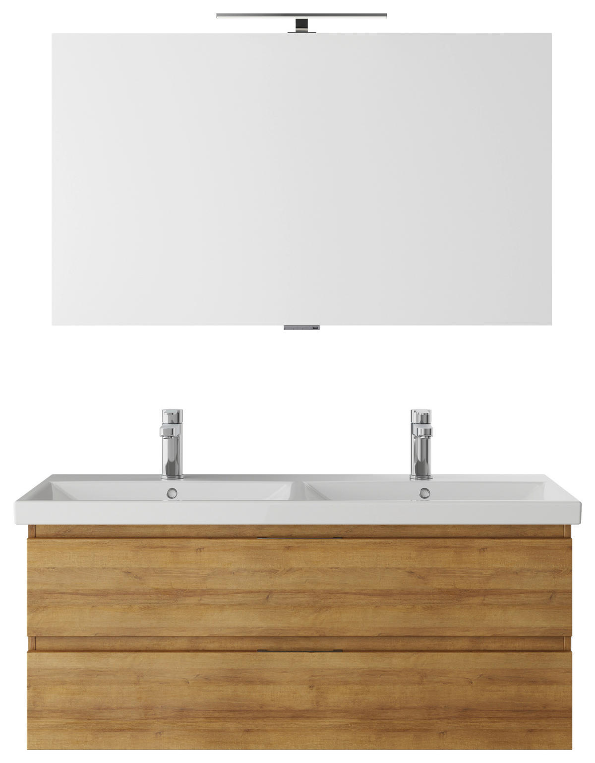 BADEZIMMER  in 120 cm  - Eichefarben/Weiß, KONVENTIONELL, Holzwerkstoff (120cm) - Pelipal