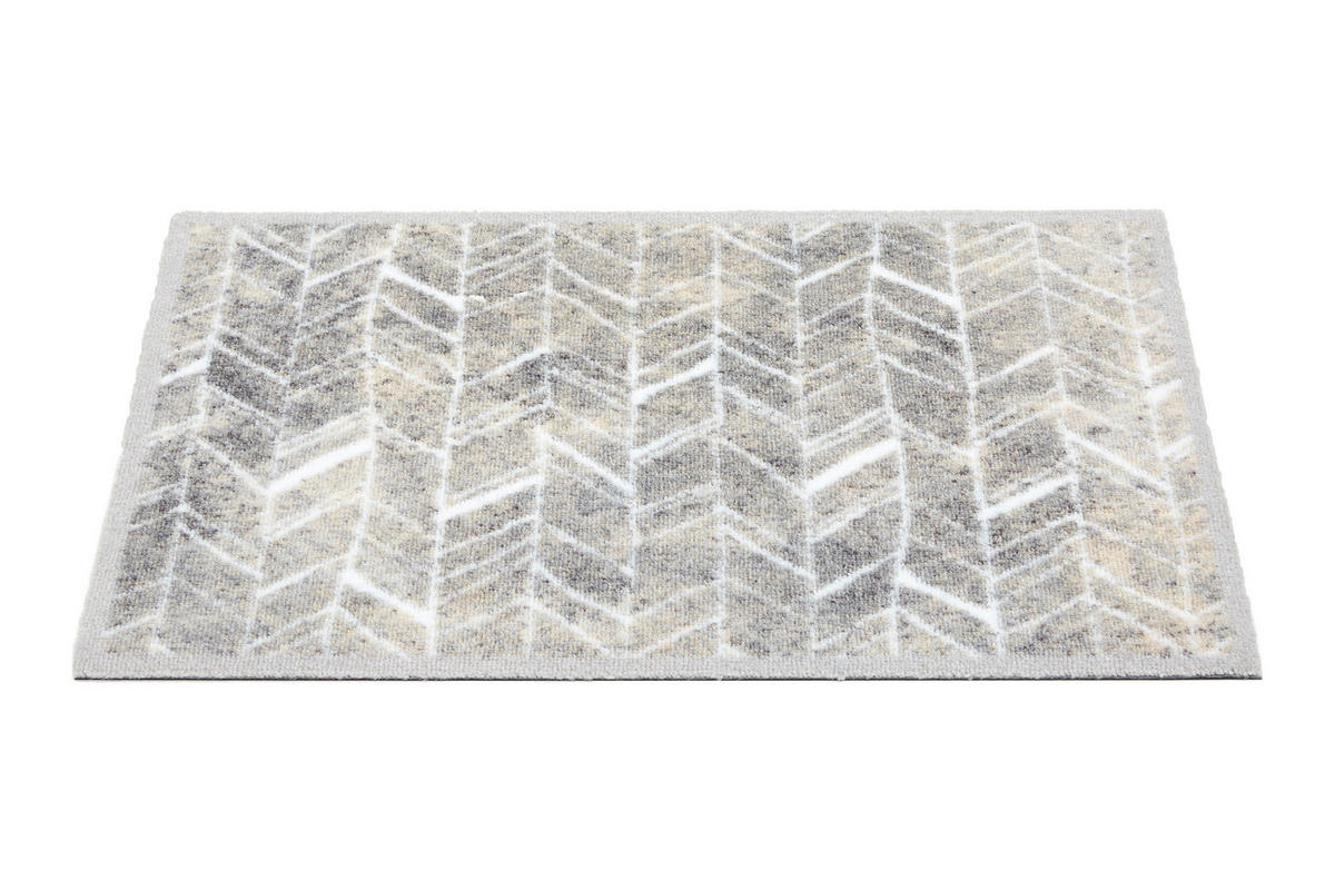 FUßMATTE  50/70 cm  Grau, Beige  - Beige/Grau, Design, Textil (50/70cm) - Esposa