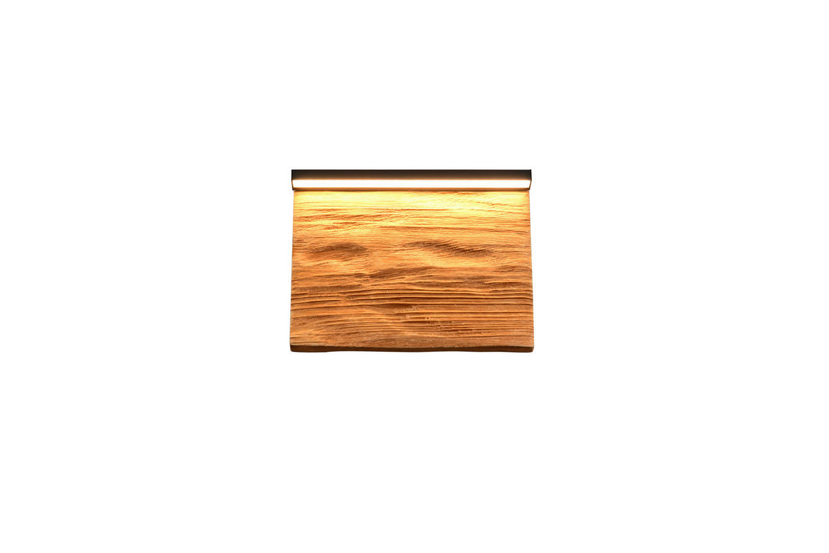 LED-WANDLEUCHTE KALEA 20/7,5/15 cm   - Schwarz/Kieferfarben, Natur, Holz/Metall (20/7,5/15cm)