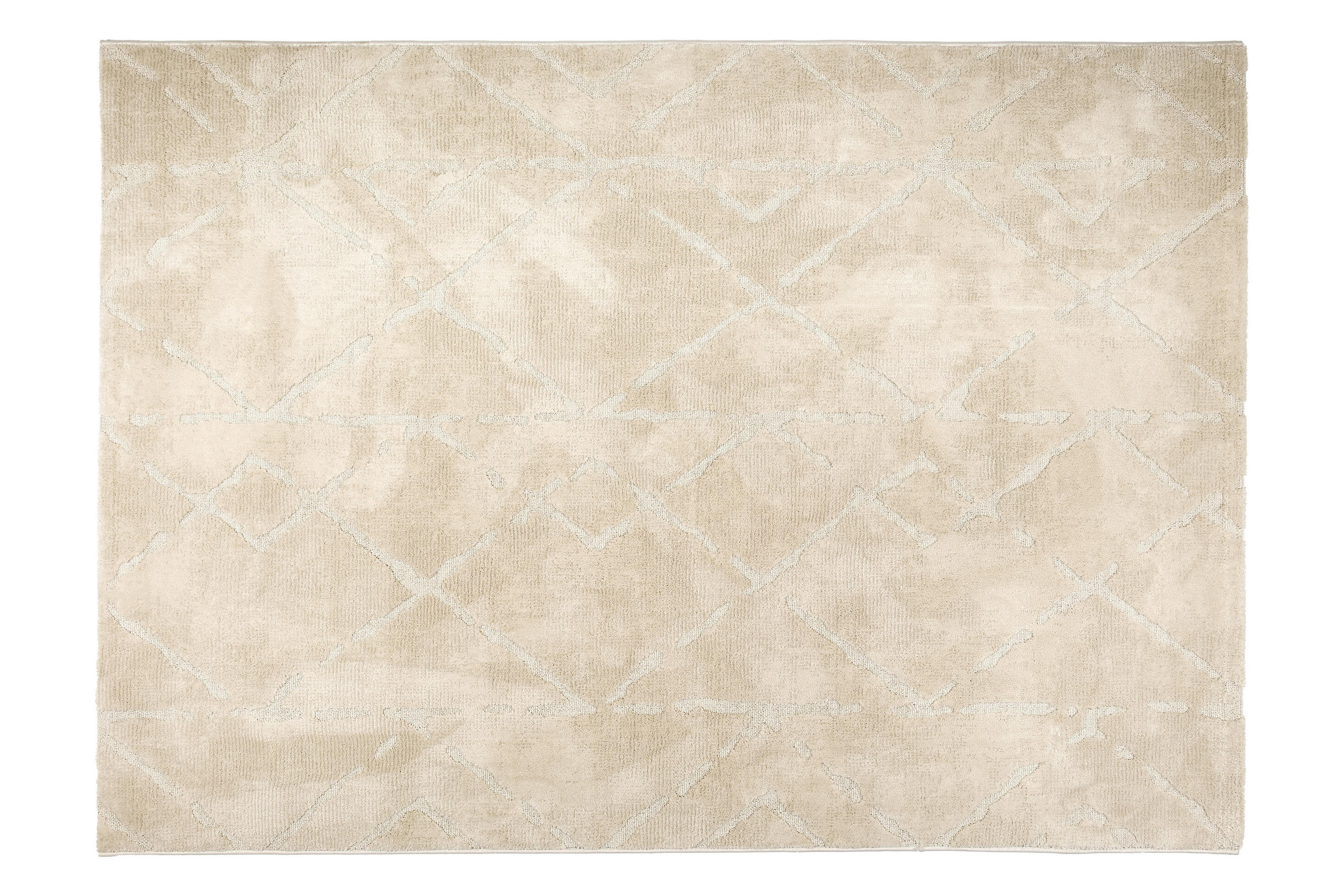WEBTEPPICH 133/190 cm Lou Creme rechteckig  - Creme, Basics, Kunststoff/Textil (133/190cm) - Astra