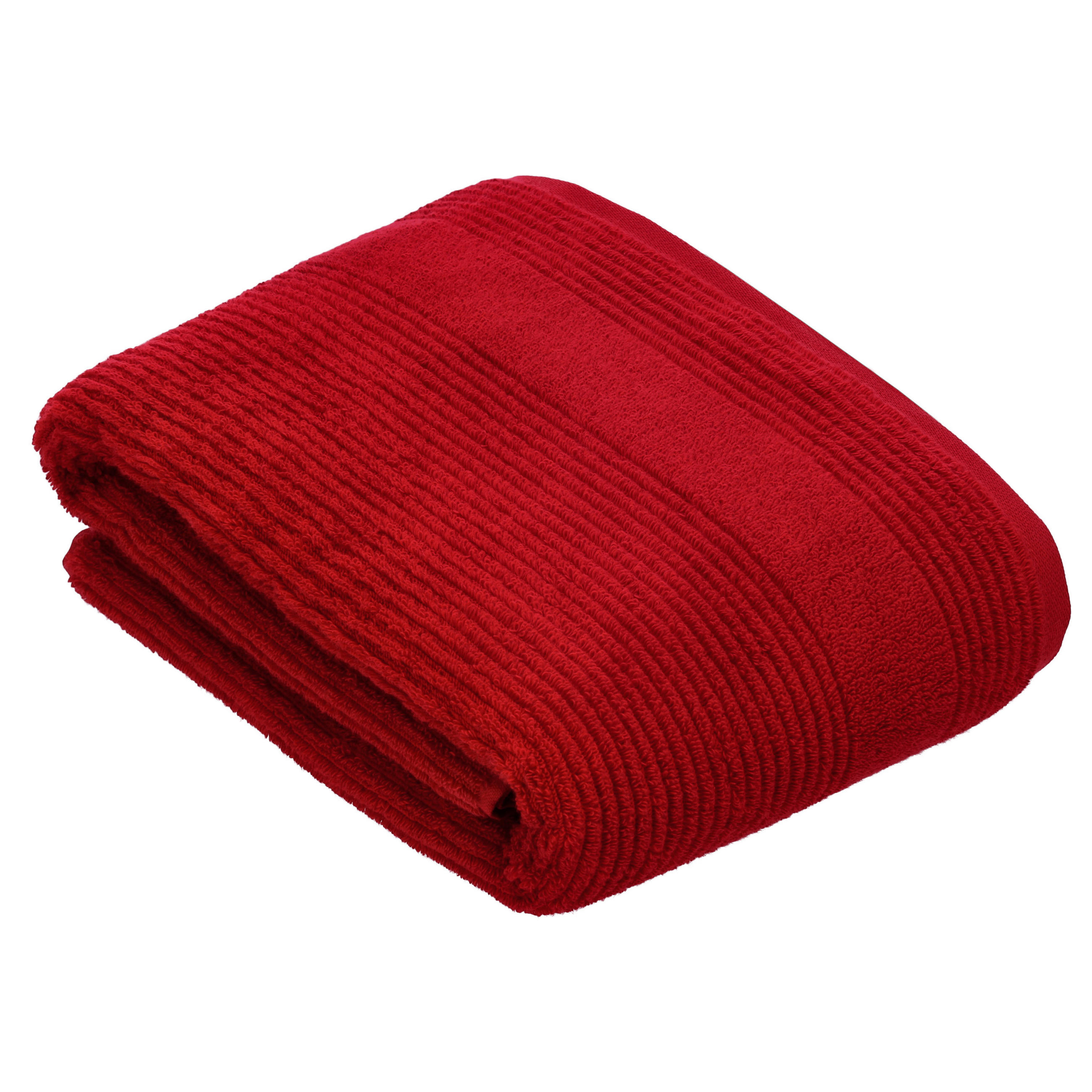BADETUCH Tomorrow Rot 100/150 cm  - Rot, Basics, Textil (100/150cm) - Vossen