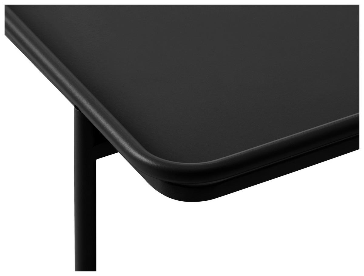BEISTELLTISCH 45/45/44,3 cm Schwarz quadratisch  - Schwarz, Basics, Metall (45/45/44,3cm) - Xora