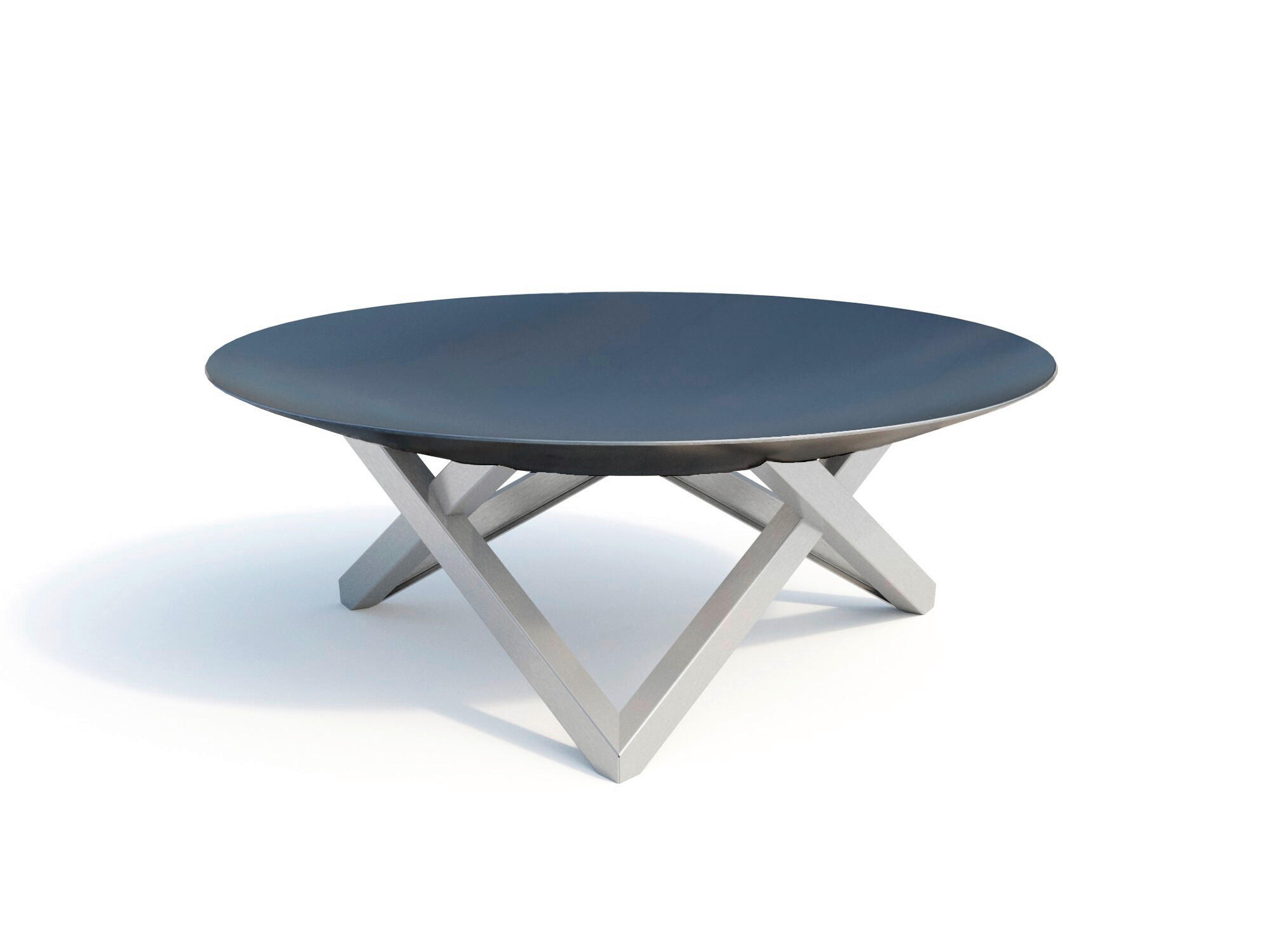 XXXLutz Feuerschale Svenskav Futura XXL 2500 Edelstahl, Rost 58x20x58 cm