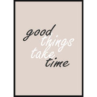 ART PRINT 50/70 cm  - multicolor/negru, Lifestyle, material pe bază de lemn (50/70cm) - Monee