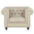 CHESTERFIELD-SESSEL in Textil Sandfarben - Sandfarben/Wengefarben, Design, Holz/Textil (114/78/96cm) - Carryhome CHESTERFIELD-SESSEL in Textil Sandfarben - Sandfarben/Wengefarben, Design, Holz/Textil (114/78/96cm) - Carryhome