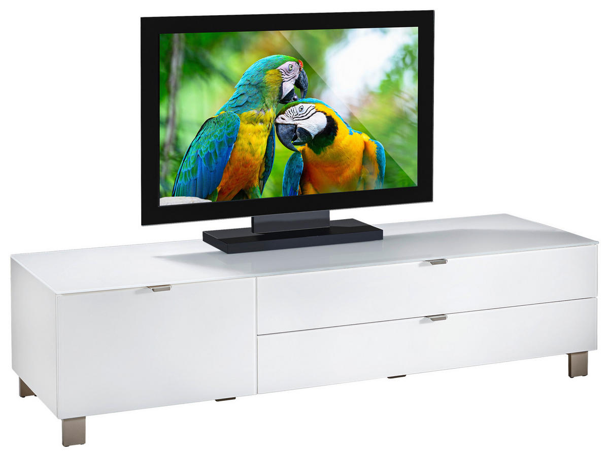 TV-ELEMENT - Edelstahlfarben/Champagner, Design, Glas/Holzwerkstoff (165/41,1/52,2cm) - Hom`in
