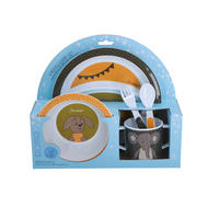 KINDERGESCHIRRSET  - Dunkelgrün, Basics, Kunststoff (23,5/25/10cm) - Sterntaler