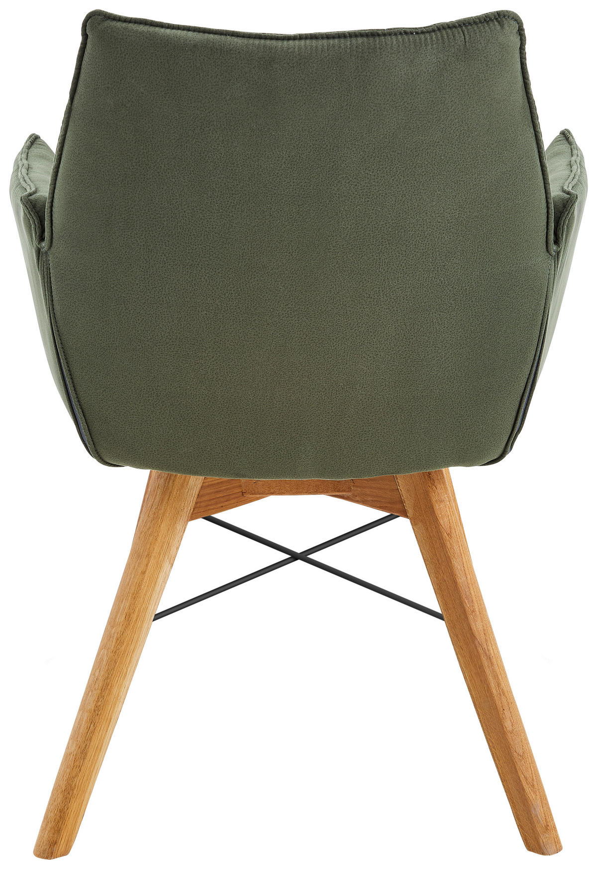 ŽIDLE S PODRUČKAMI, plochá tkanina, barvy dubu, olivově zelená - barvy dubu/olivově zelená, Design, dřevo/textil (61/87/63cm) - Waldwelt