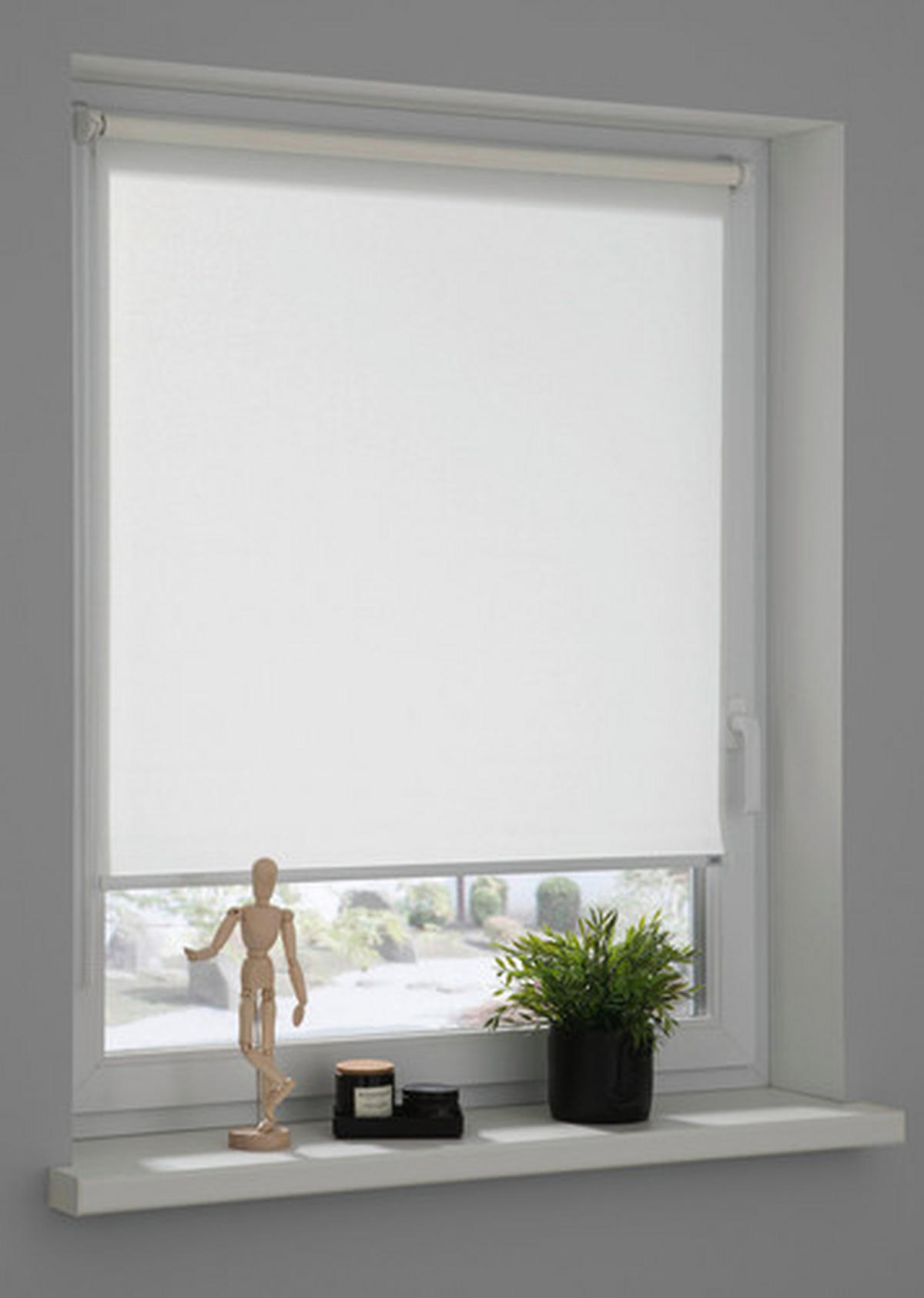 ROLLO 45/150 cm  - Weiß, Basics, Textil (45/150cm) - Schöner Wohnen