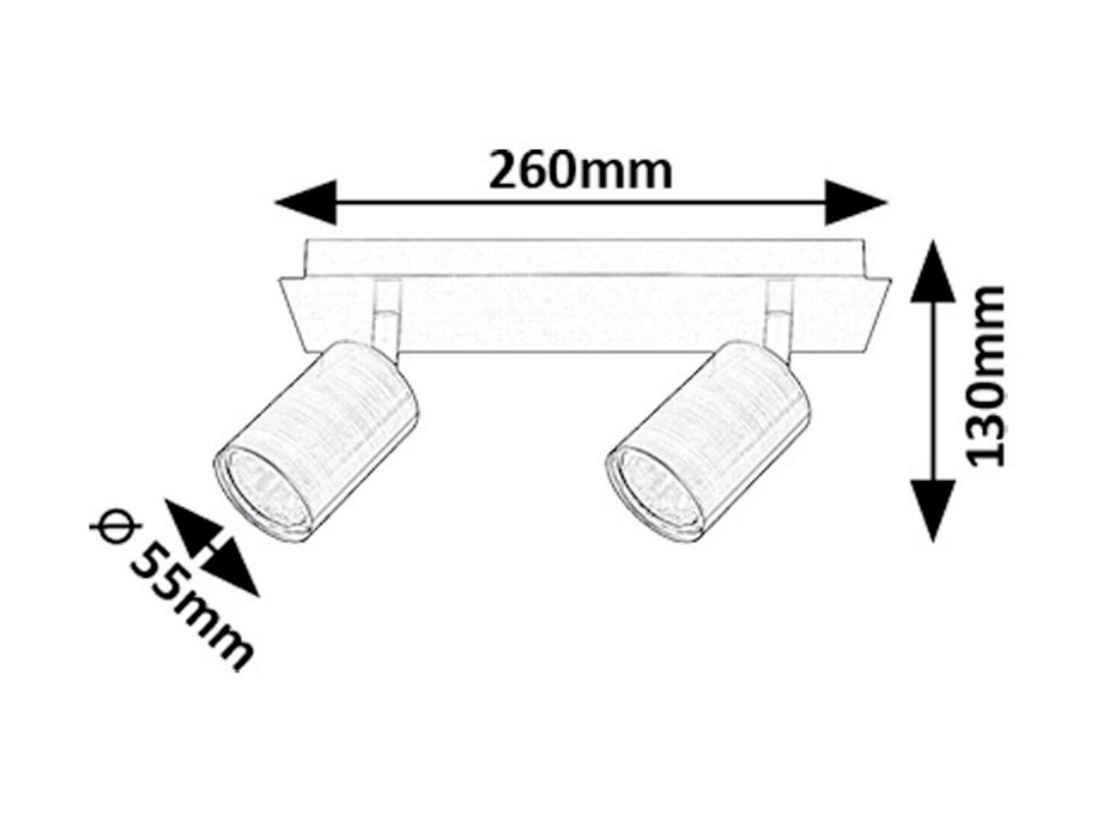 REFLEKTOR  GERHARD   26/5,5/13 cm          - barve nerjavečega jekla, Basics, kovina (26/5,5/13cm)