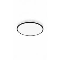 LED-DECKENLEUCHTE Pulap A 33/6 cm   - Schwarz, Basics, Kunststoff (33/6cm) - Briloner