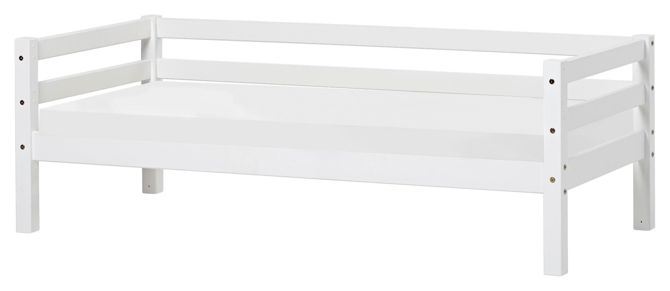 KINDER-/JUNIORBETT - Naturfarben/Weiß, MODERN, Holz (70/160cm) - MID.YOU