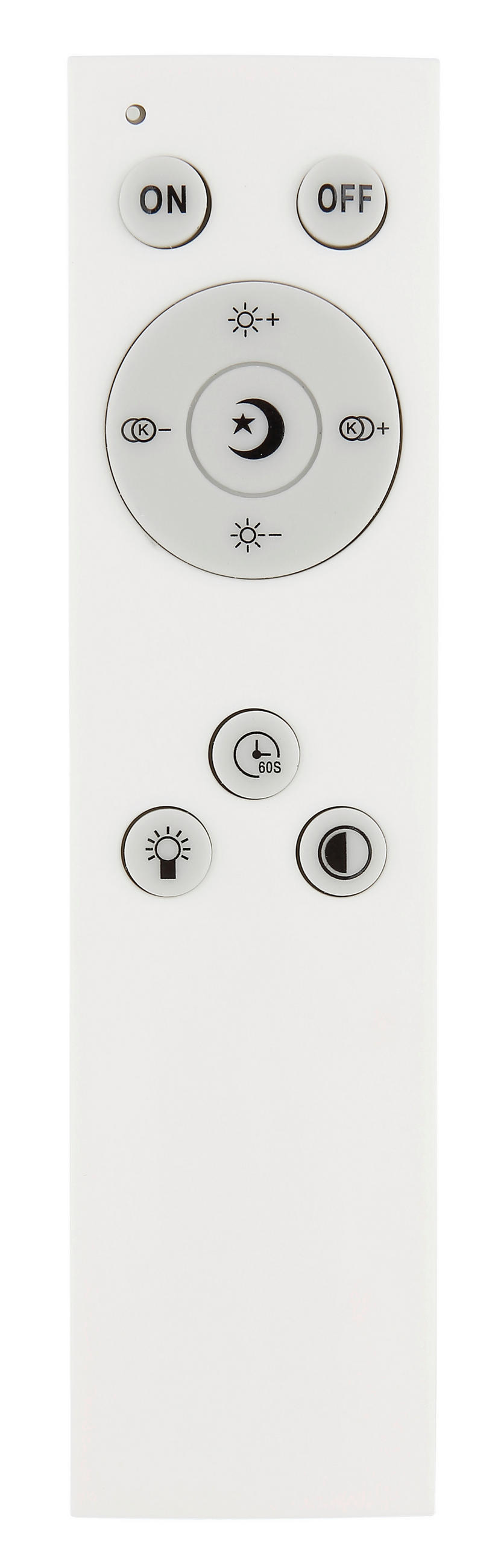 LED-DECKENLEUCHTE ULLY 48,5/48,5/6,6 cm   - Schwarz/Weiß, KONVENTIONELL, Kunststoff/Metall (48,5/48,5/6,6cm) - Globo