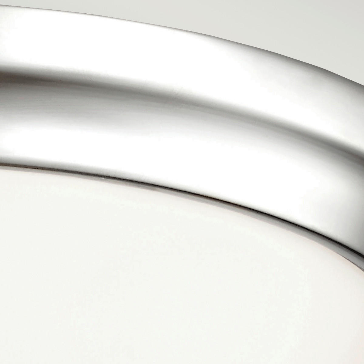 DECKENLEUCHTE  33/17.1 cm    - Nickelfarben, Konventionell, Glas/Metall (33/17.1cm) - Elstead Lighting
