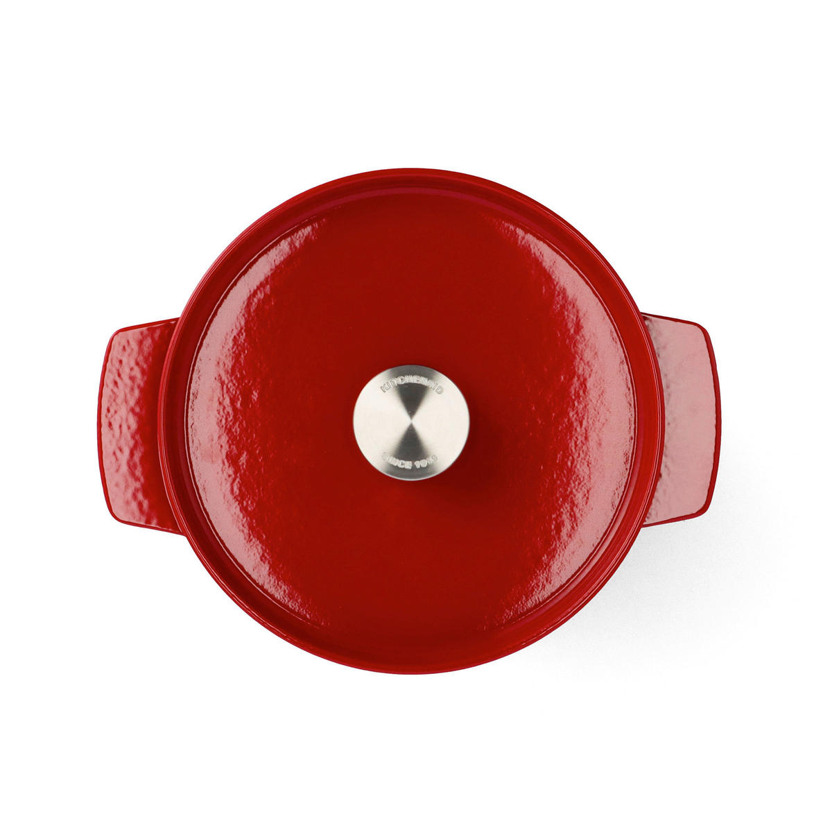 BRÄTER Cast Iron  - Rot/Creme, Basics, Metall (3.3l) - Kitchenaid
