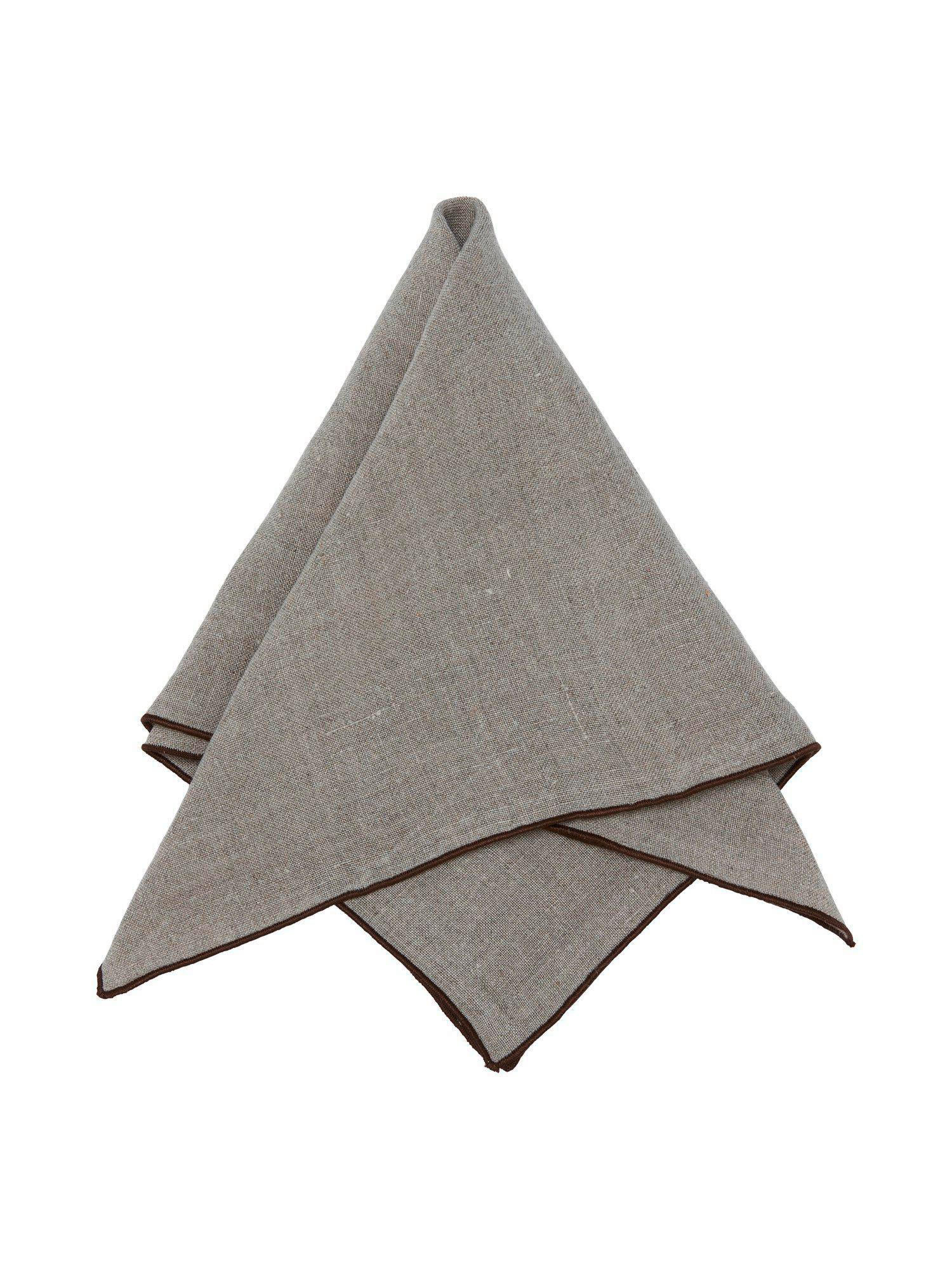 STOFFSERVIETTE  45/45 cm   - Braun, Basics, Textil (45/45cm)