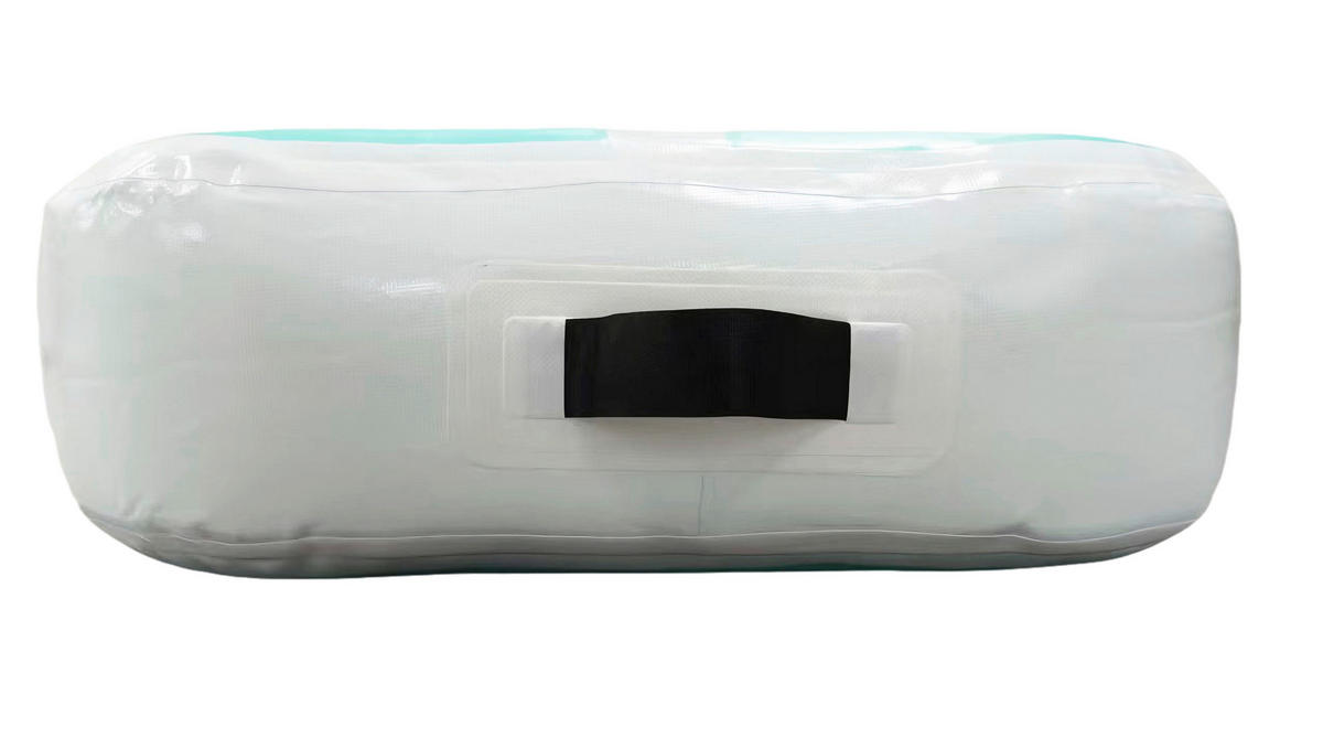 GYMNASTIKMATTE AIR BLOCK  - Türkis/Weiß, MODERN, Kunststoff (100/60/20cm)