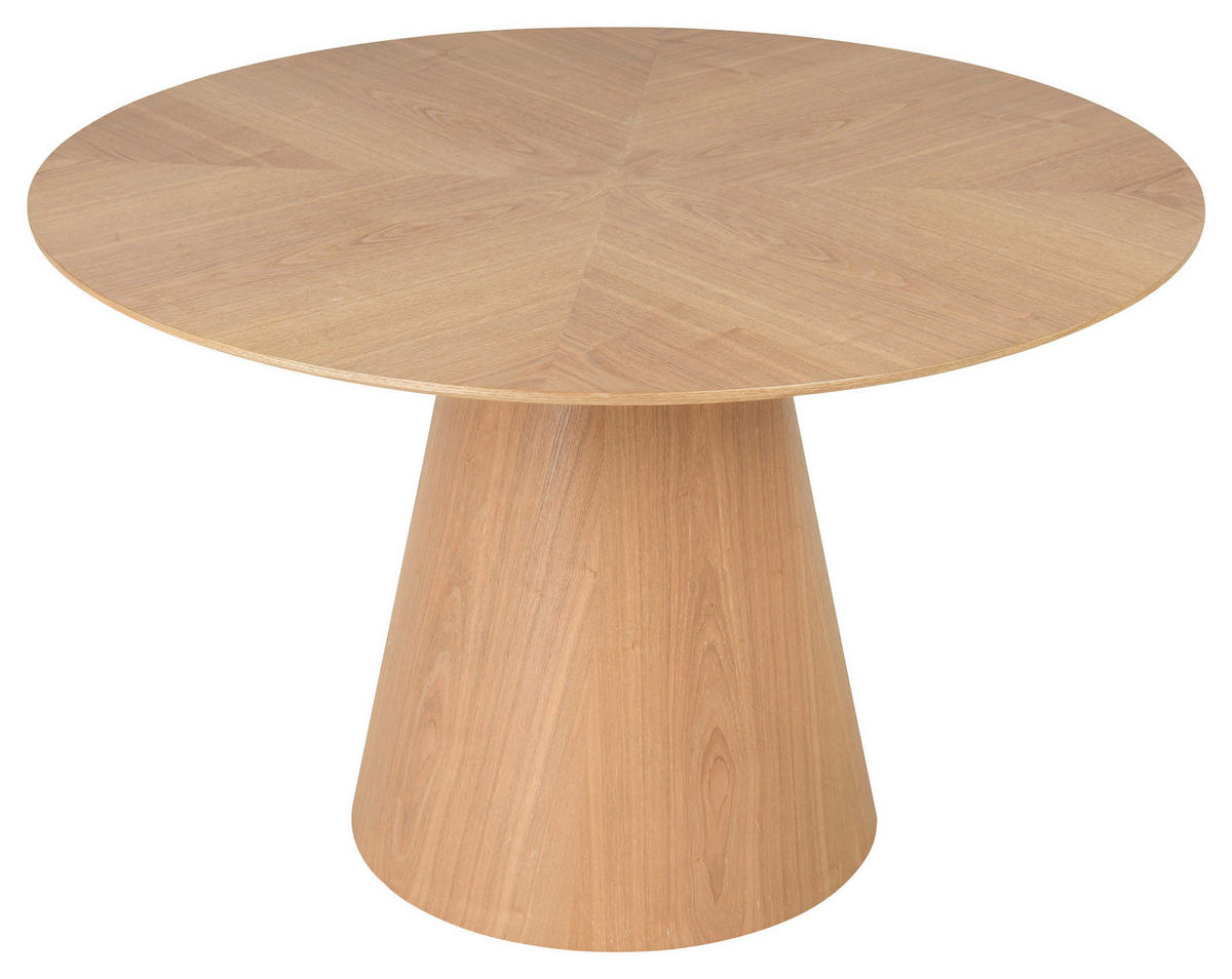 ESSTISCH in Holz, Holzwerkstoff  - Eichefarben, Design, Holz/Holzwerkstoff (120/76cm) - MID.YOU