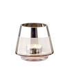 TEELICHTHALTER  - Grau, Design, Glas (11/9cm) - Fink