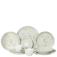 KOMBISERVICE Beige Sandora - Lightbeige 10-teilig 2 Personen  - Beige, Trend, Keramik (29/30,5/32,7cm) - Thomas