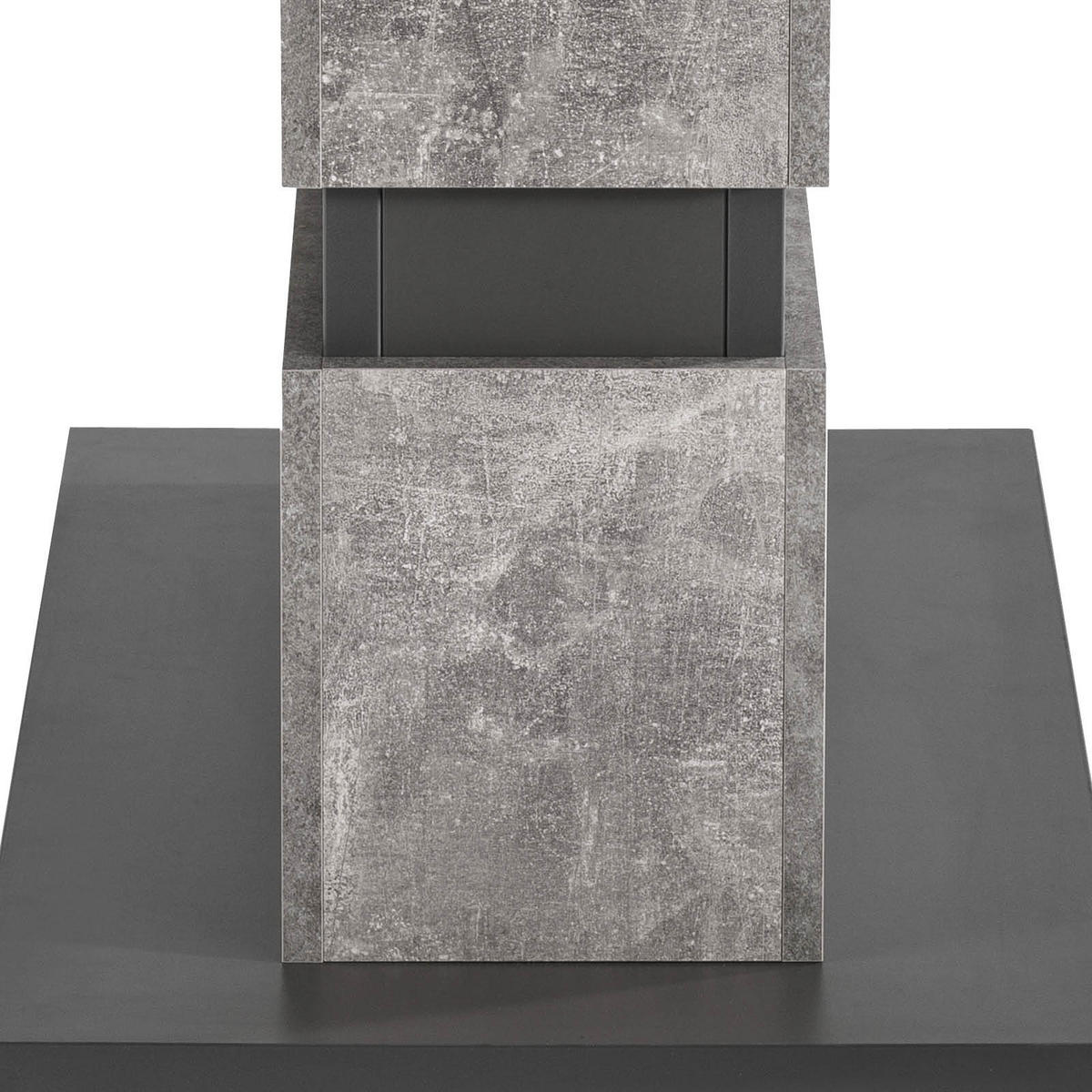 ESSTISCH in Holzwerkstoff 140/90/75 cm  - Dunkelgrau/Grau, MODERN, Holzwerkstoff (140/90/75cm) - MID.YOU