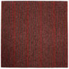 TEPPICHFLIESE Astra Stripe 420 50/50 cm in Grau, Rot  - Rot/Grau, Basics, Textil (50/50cm)
