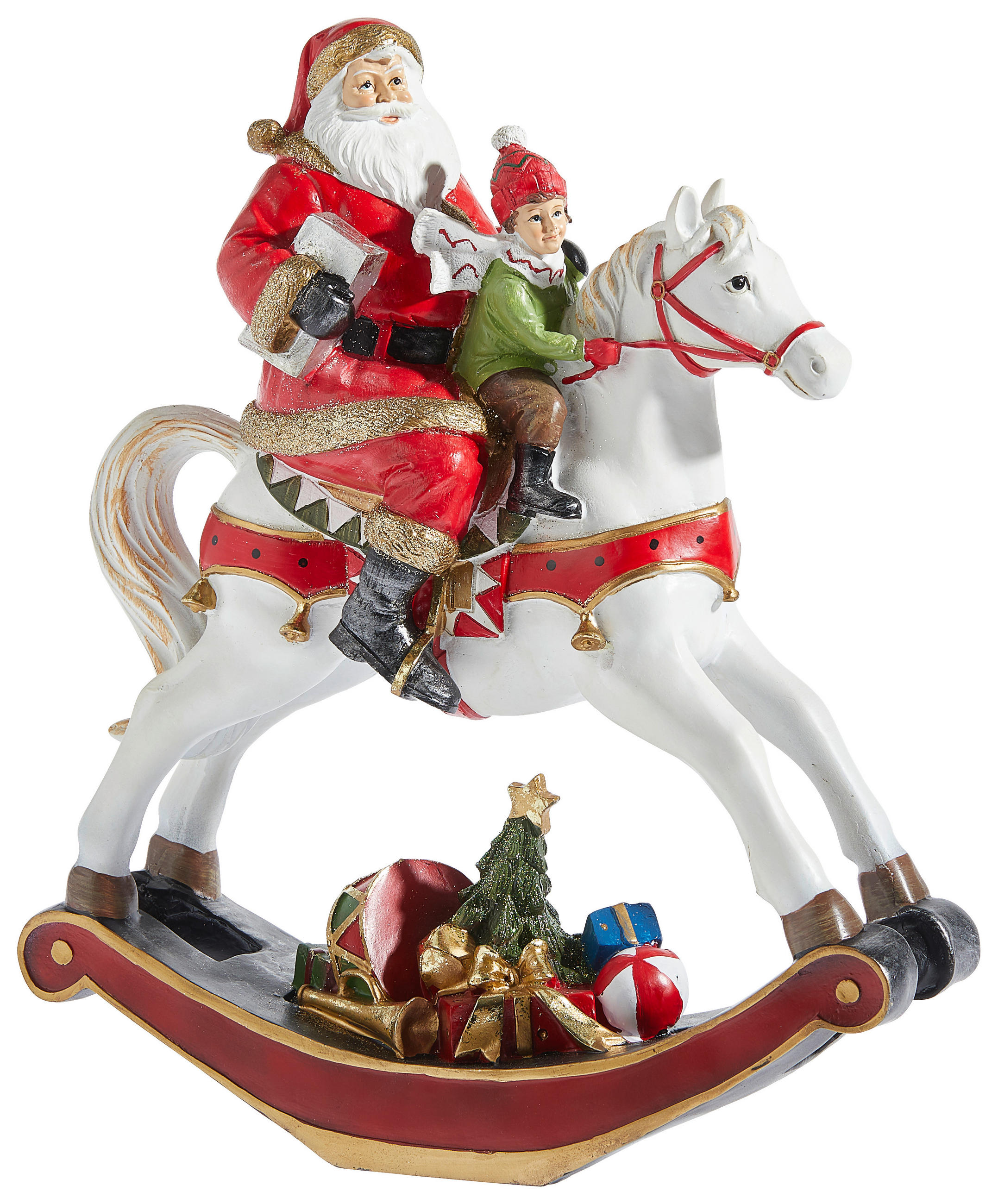WEIHNACHTSMANN  - Rot/Weiß, LIFESTYLE, Kunststoff (29/11/34cm) - X-Mas