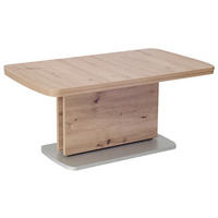 COUCHTISCH in Holzwerkstoff 110/63/53 cm  - Eichefarben/Silberfarben, Konventionell, Holzwerkstoff (110/63/53cm) - Venda