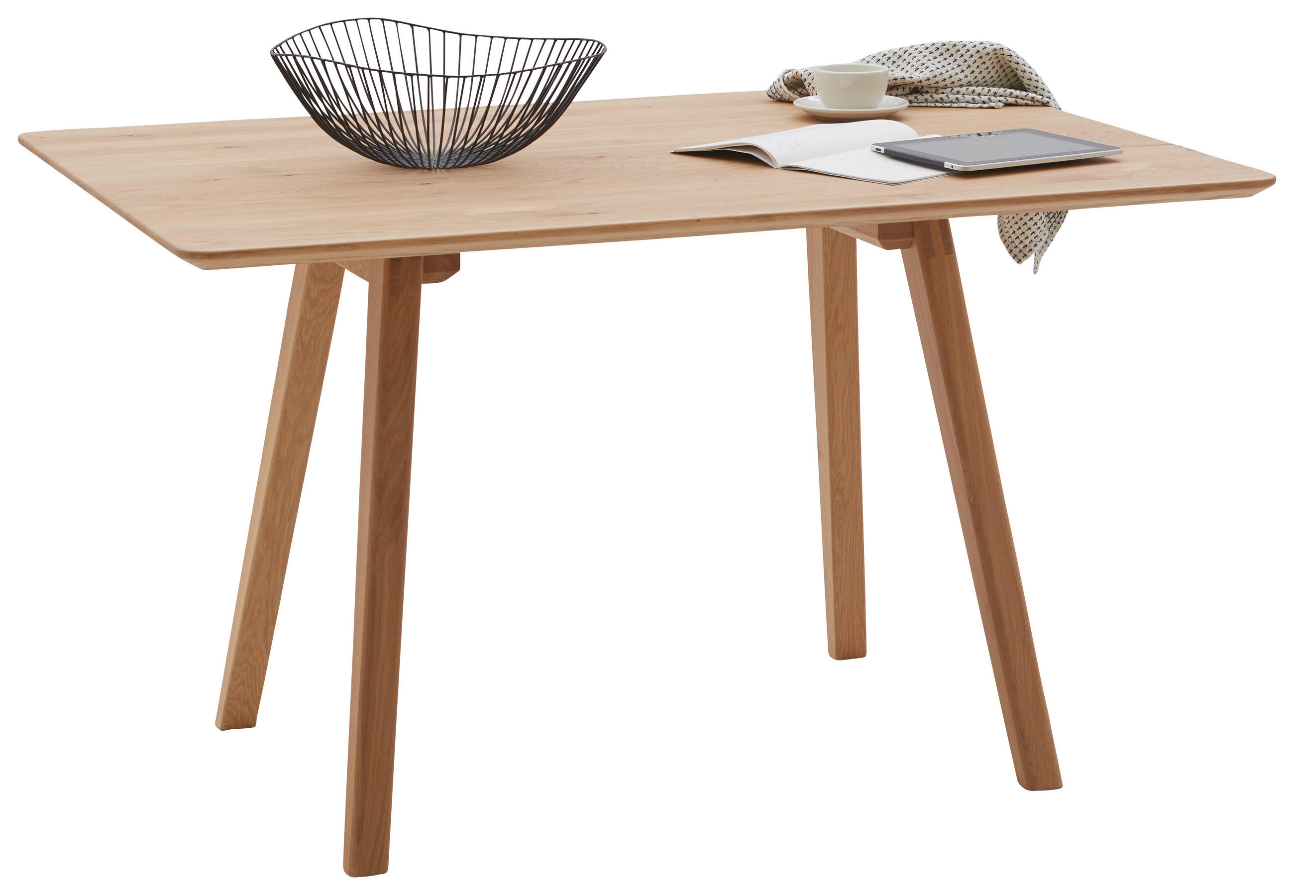 ESSTISCH in Holz 130/90/76 cm  - Wildeiche, KONVENTIONELL, Holz (130/90/76cm) - Valnatura