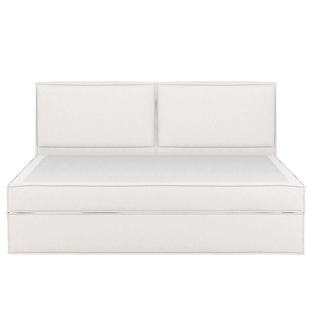 BOXSPRINGBETT 240/200 cm  in Creme  - Creme, Design, Textil (240/200cm) - home24