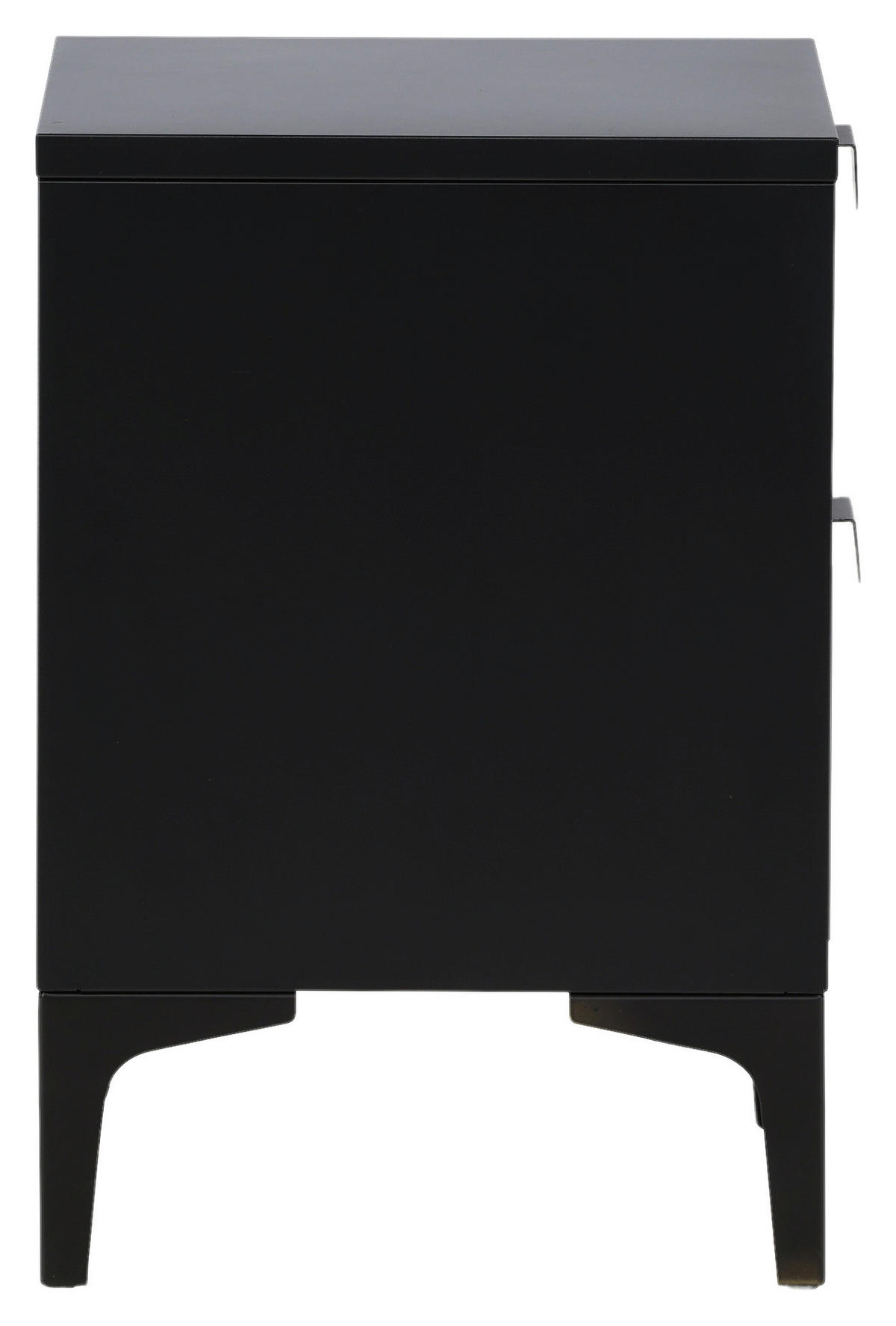 NATTDUKSBORD i svart  - svart, Design, metall (45/59/40cm) - Livetastic