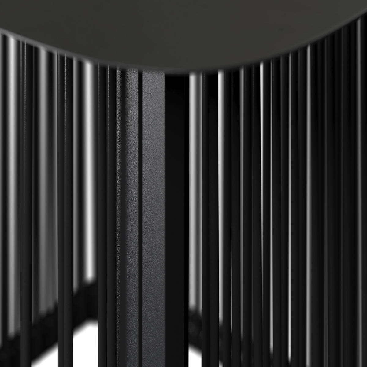 POMOĆNI STOČIĆ ZA BAŠTU 55/47/55 cm  - crna, Moderno, metal/plastika (55/47/55cm) - Bessagi Garden