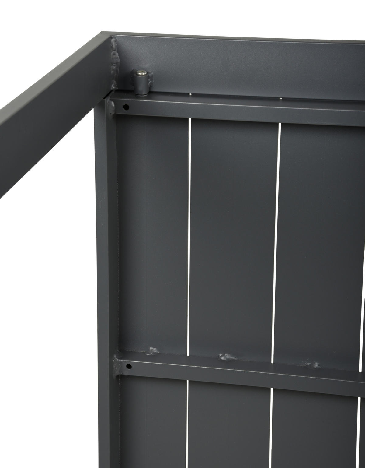 GARTENSET Aluminium  - Anthrazit/Grau, Basics, Kunststoff/Textil - Gardenson
