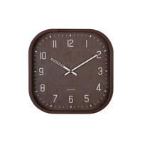 WANDUHR Elemental Braun  - Braun, Basics, Kunststoff (30/30/4cm) - Karlsson