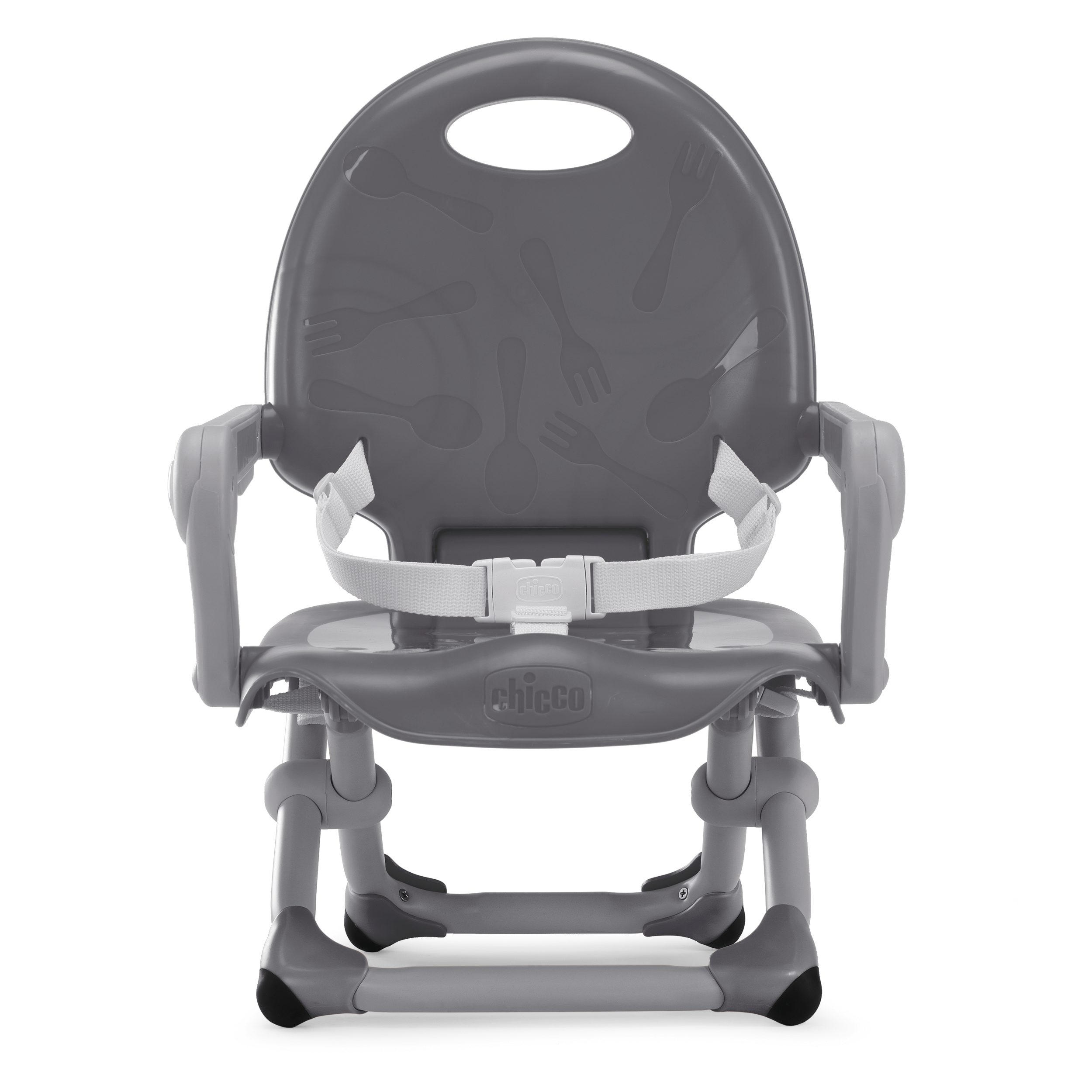 SITZERHÖHUNG POCKET SNACK Grau DARK GREY - Grau, Basics, Kunststoff (34/49/36cm) - Chicco