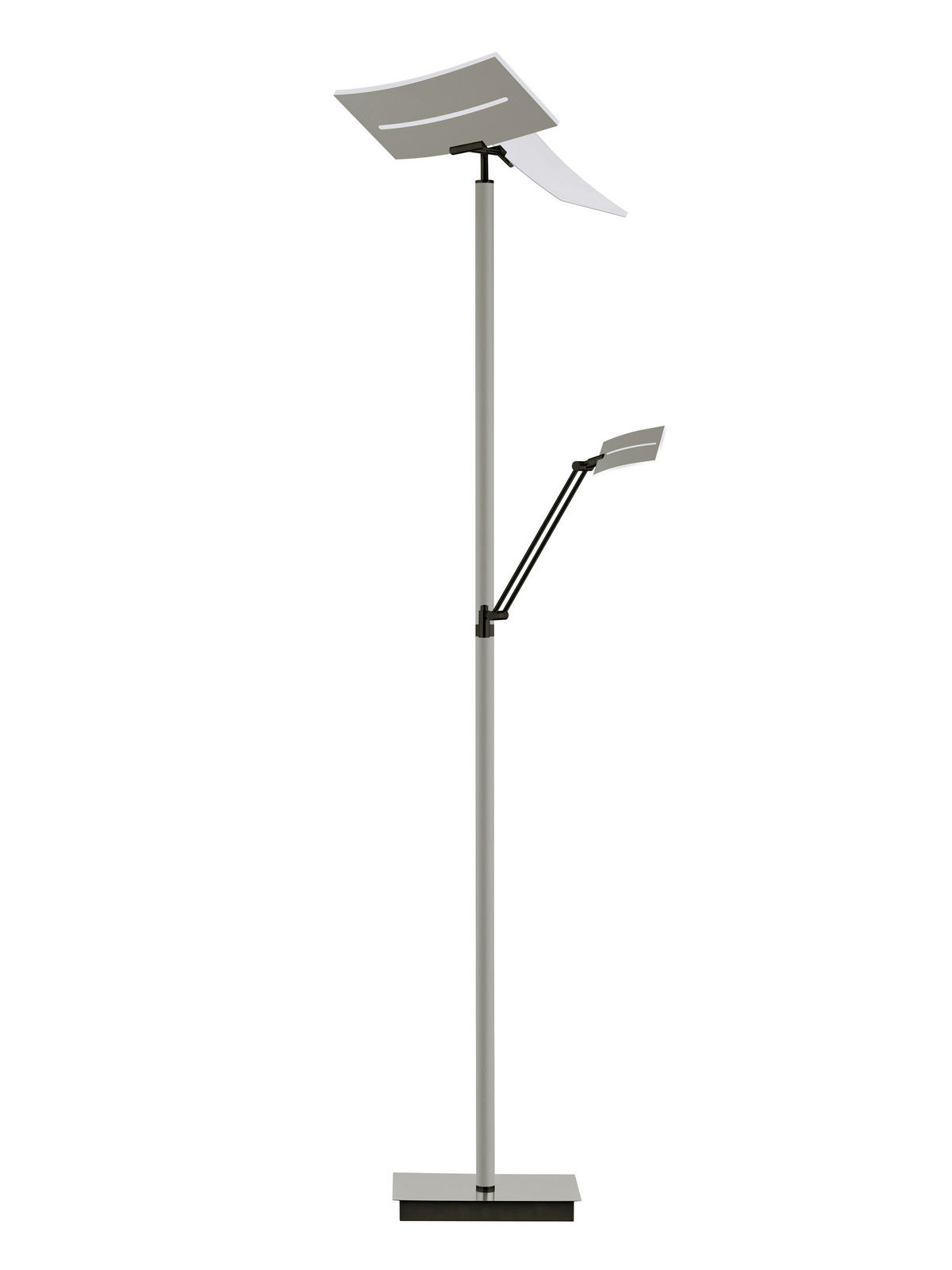 LED-STEHLEUCHTE 50/185 cm    - Taupe, Basics, Metall (50/185cm) - Hell