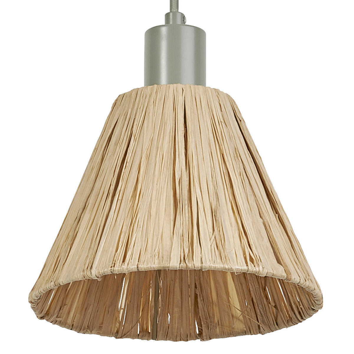 HÄNGELEUCHTE 20/125 cm  - Natur, Naturmaterialien/Metall (20/125cm) - Osram