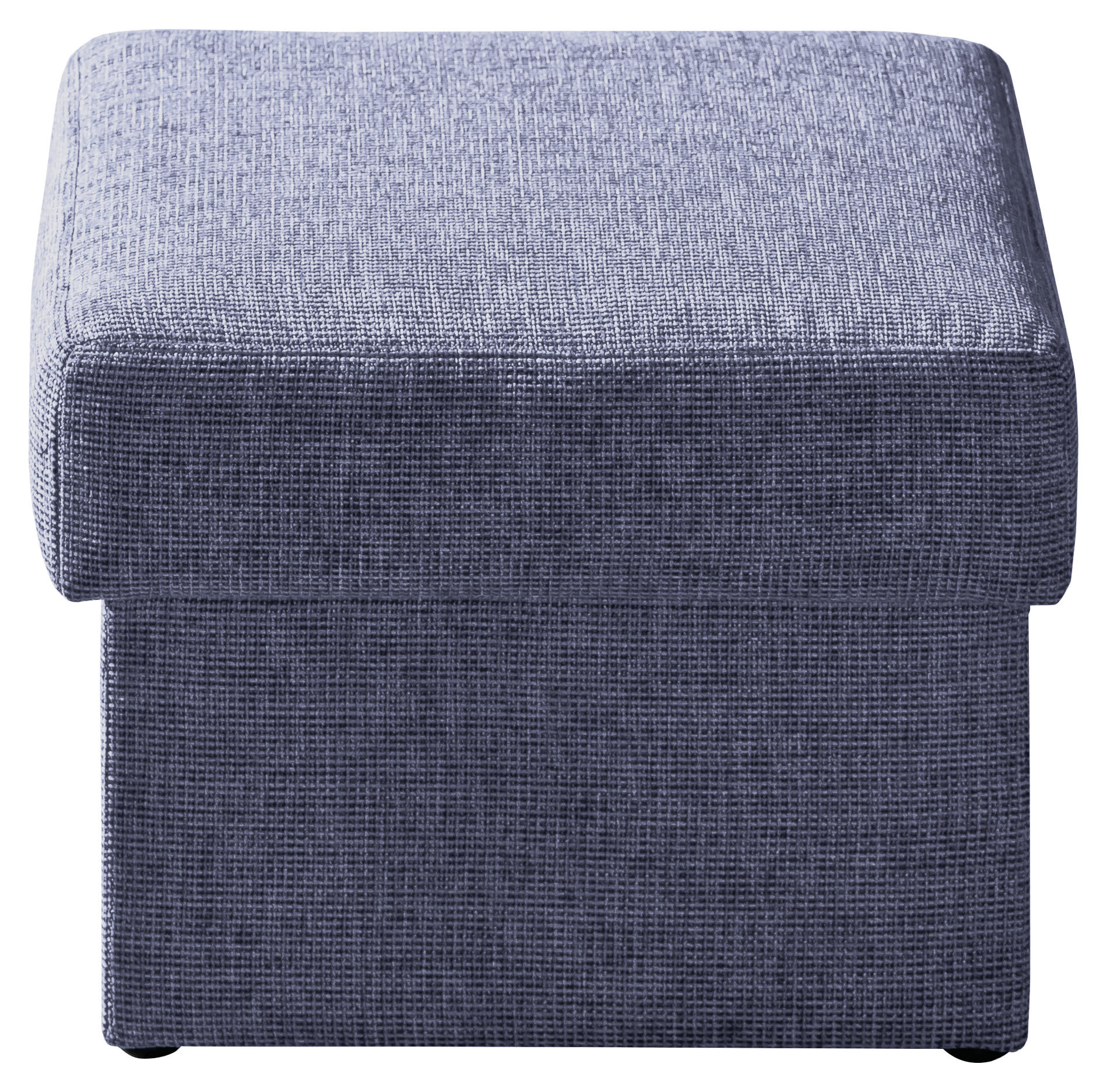 HOCKER Blau  - Blau/Schwarz, Design, Kunststoff/Textil (55/45/55cm) - Livetastic