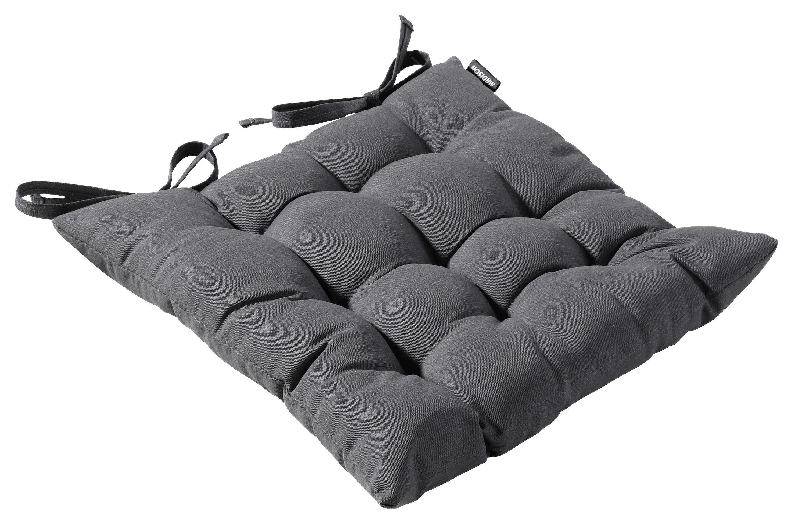 OUTDOOR-KISSEN Uni  - Dunkelgrau, Basics, Textil (46/46cm)