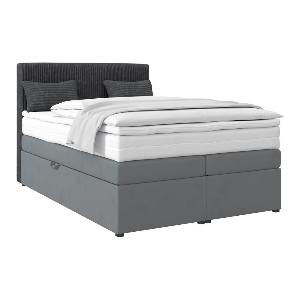 Boxspringbett Mit Topper & Bettkasten 140x200 Rossa