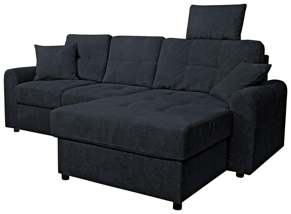 COLțAR textil negru  - negru, Konventionell, plastic/textil (232/153cm) - Carryhome