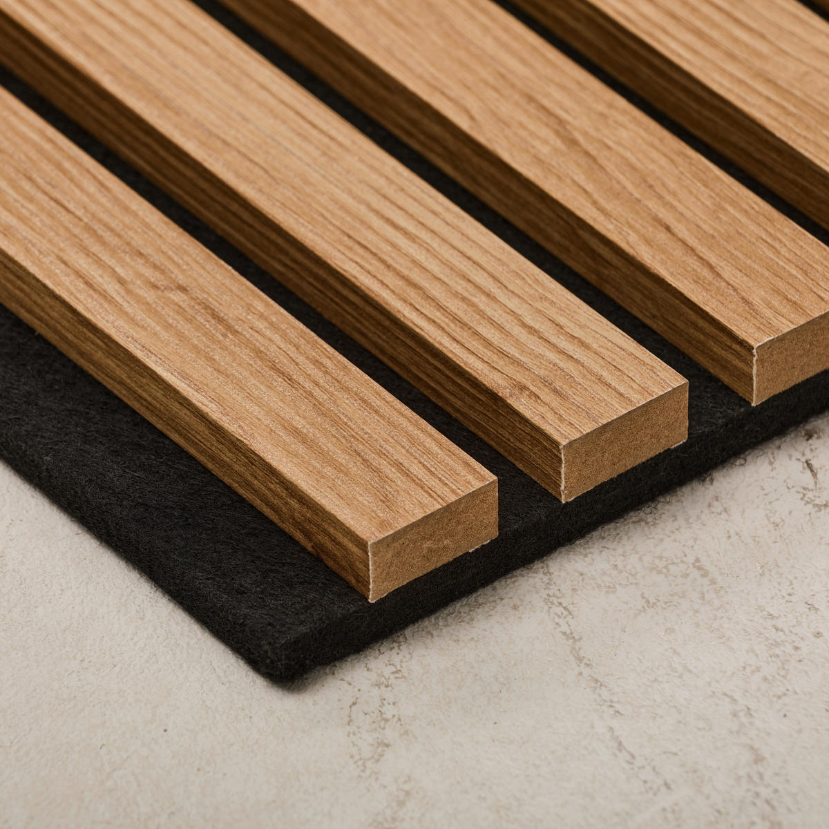 AKUSTICKÝ PANEL 30/132,5/2,1 cm   - černá/dub artisan, Basics, kompozitní dřevo/plast (30/132,5/2,1cm) - Boxxx