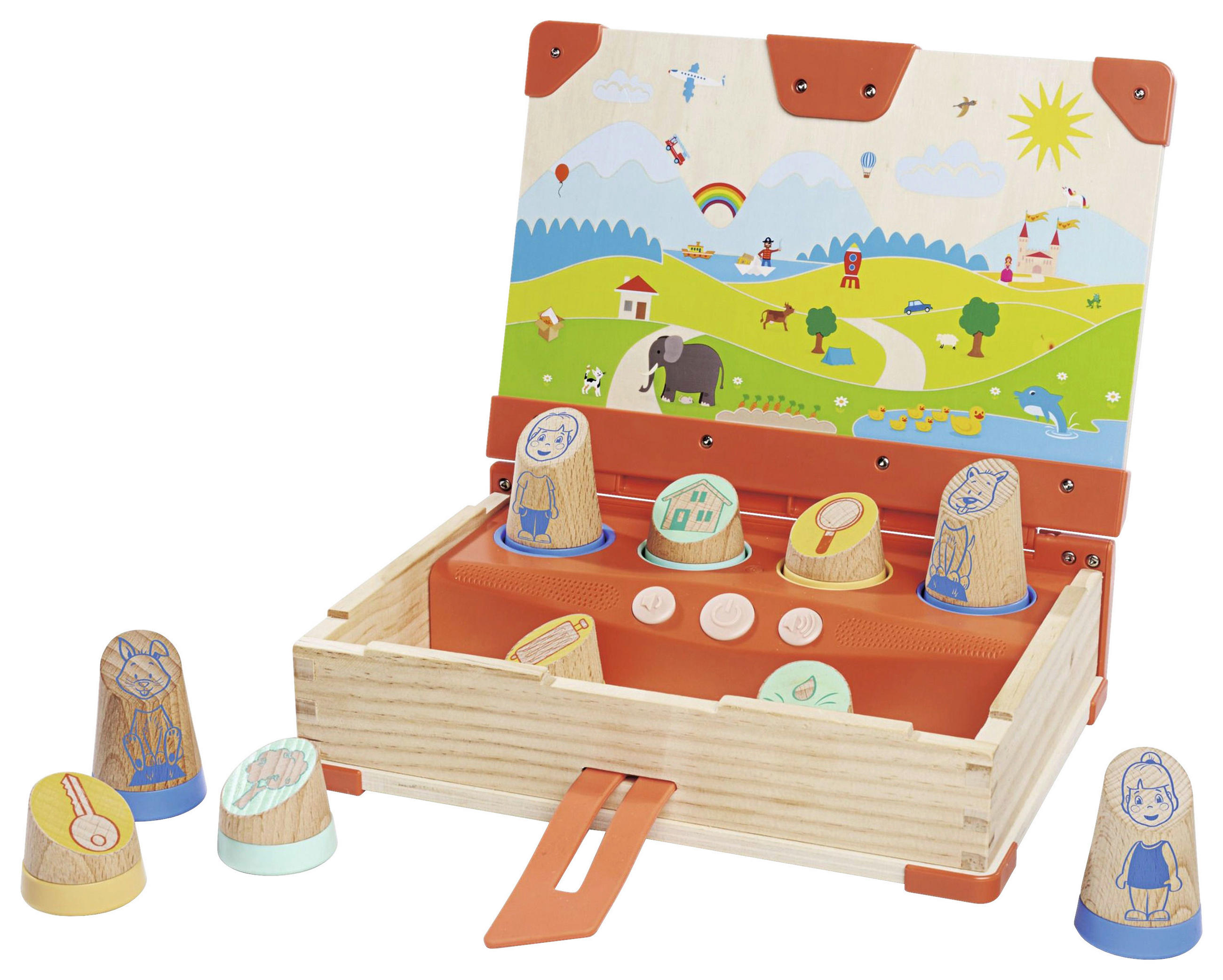KINDERSPIELSET  - Multicolor, Basics, Holz/Kunststoff (19,50/8/25,50cm) - Eichhorn