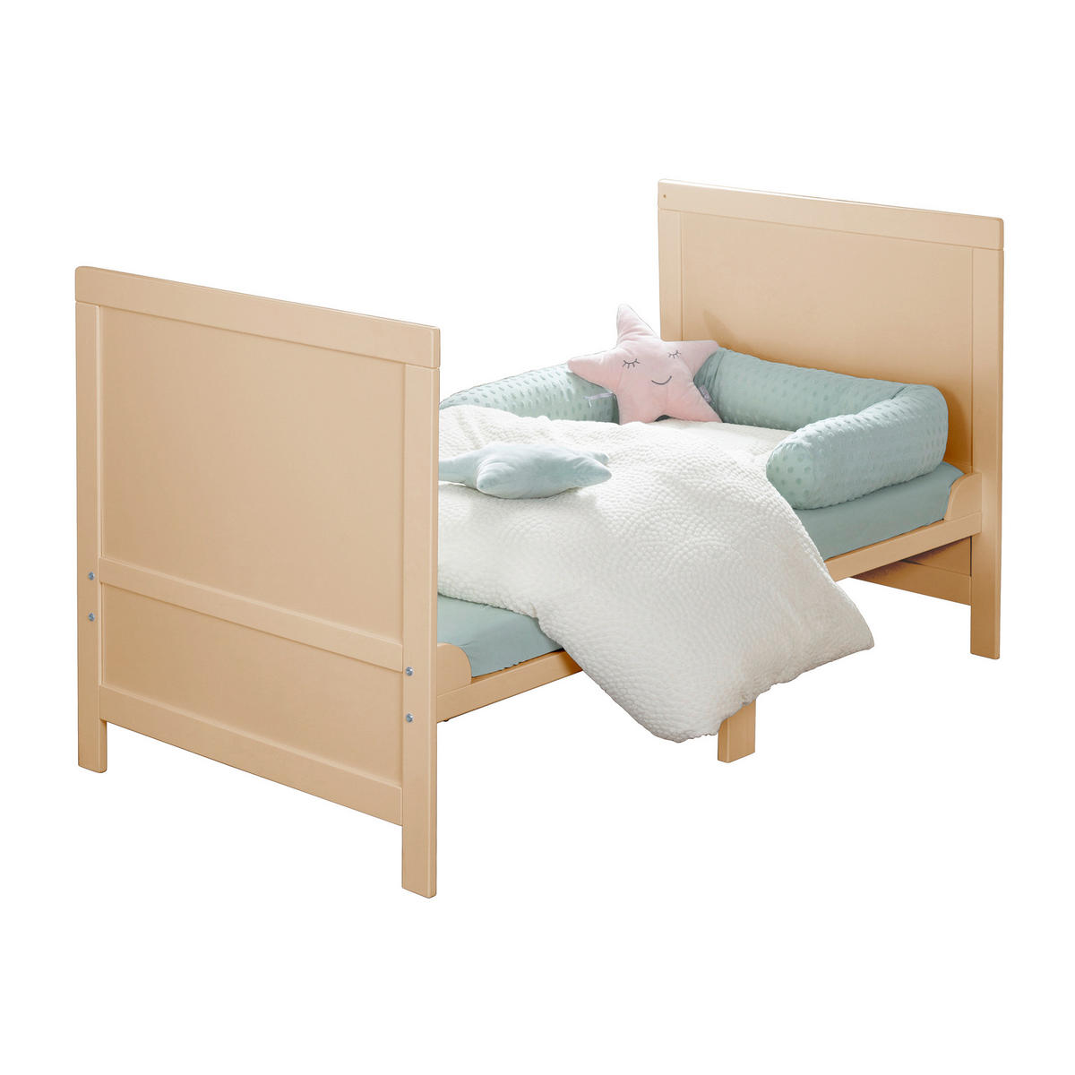 GITTERBETT roba Easy Sleep    - Hellbraun, Basics, Holzwerkstoff (78/78/142cm) - Roba