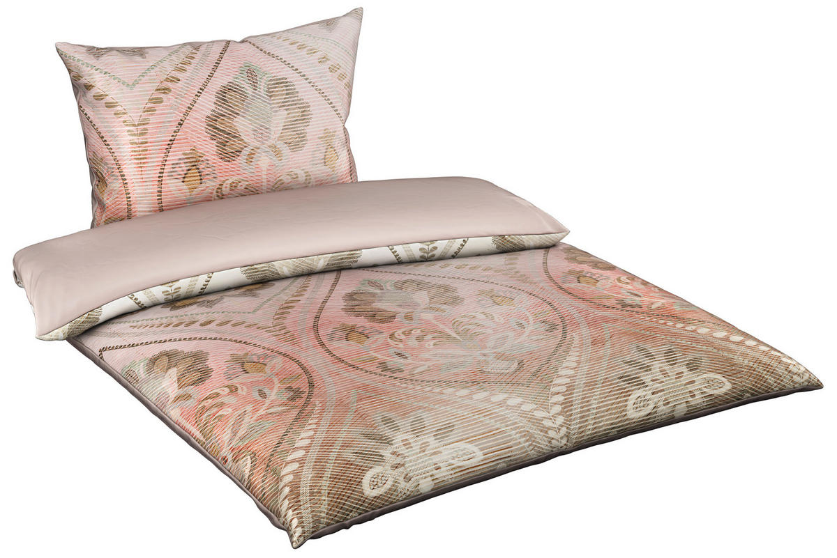 OBOJSTRANNÁ POSTEĽNÁ BIELIZEŇ, satén, viacfarebná, 140/200 cm - viacfarebná, Konventionell, textil (140/200cm) - Esposa