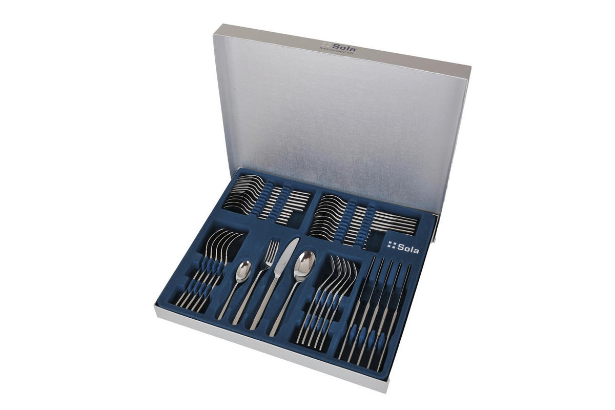 BESTECKSET 42-teilig  Lexington  - Basics, Metall (44/33/5cm) - Sola