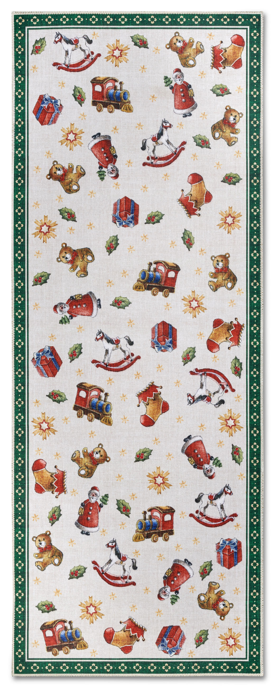 Villeroy & Boch Läufer Toy's Delight Mehrfarbig, Dunkelgrün 80x200 cm